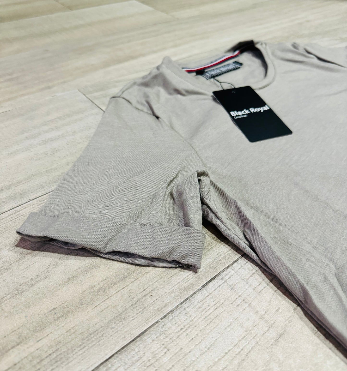PLAYERA LONG FIT SAND