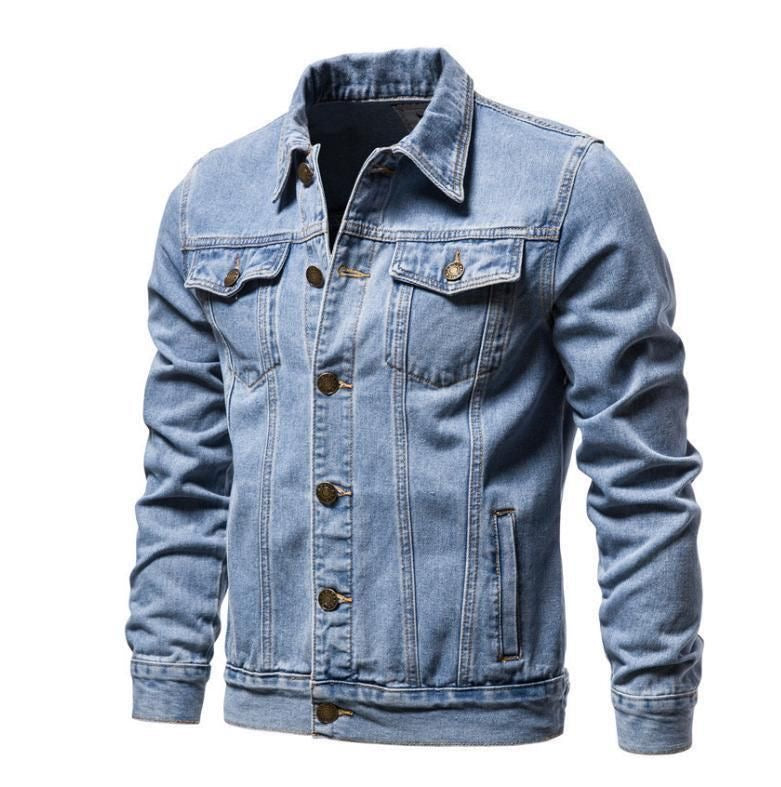 DENIM JACKET SKY BLUE