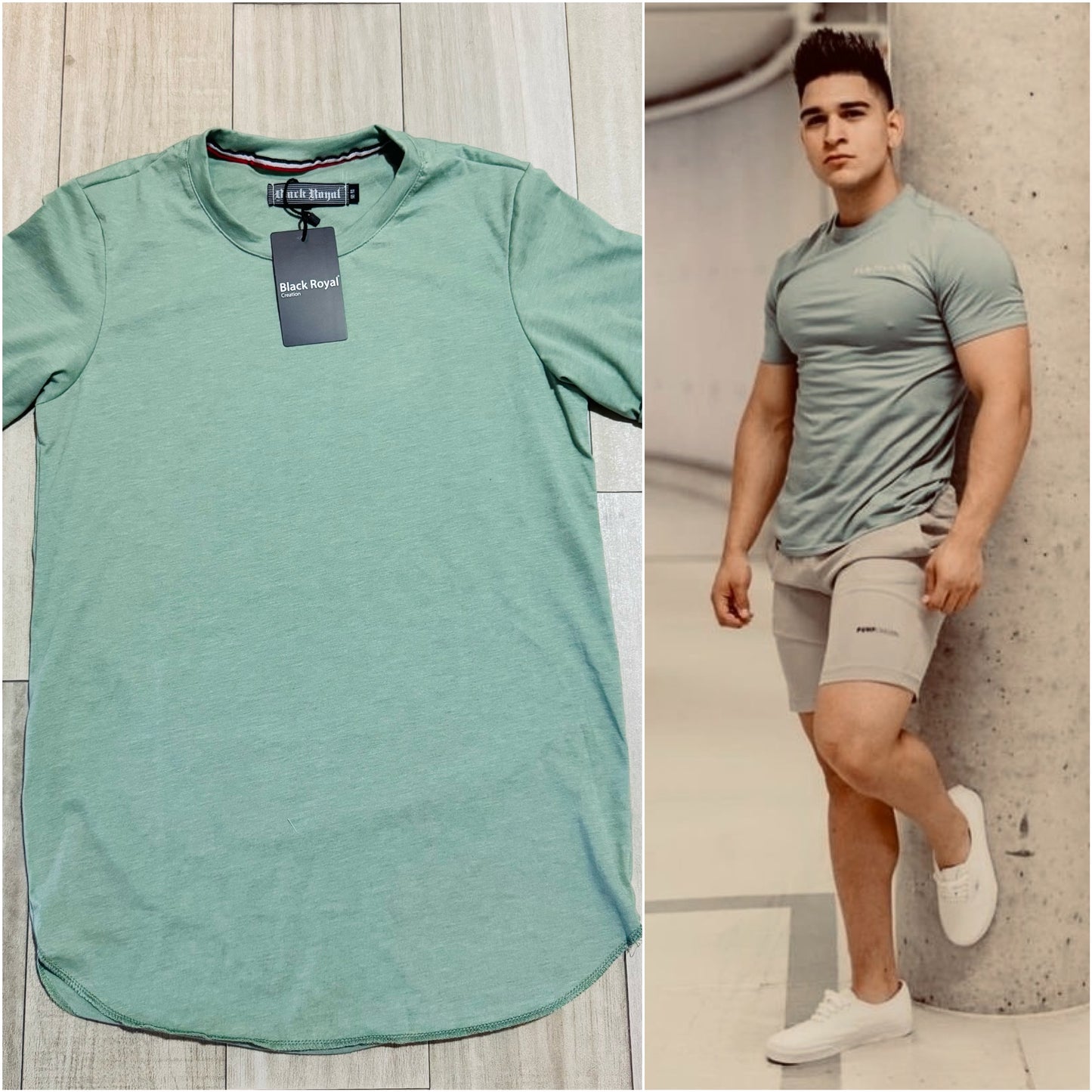 PLAYERA LONG FIT APPLE