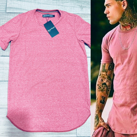 PLAYERA LONG FIT PINK